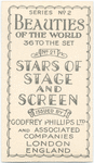 Stars of stage and screen.