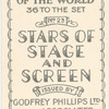 Stars of stage and screen.