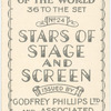 Stars of stage and screen.