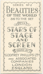Stars of stage and screen.