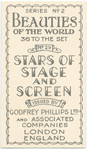 Stars of stage and screen. Gloria Stuart, Universal Star.