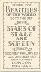 Stars of stage and screen. Laura la Plante.