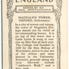 Magdalen Tower.
