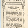 Haddon Hall.