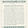 Hatfield House, Hertfordshire. A home of the Marquess of Salisbury.