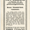 Bush Homestead, Taranaki.