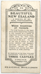 Wood chopping, Taihape.
