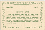 Coniston Lake.