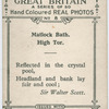 Matlock Bath, High Tor.