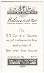 The S.S. Conte di Savoia and the whale