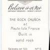 The rock church