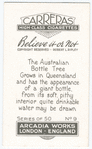 The Australian bottle tree
