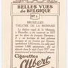 Bruxelles. Théatre de la Monnaie.