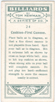 Cushion-first cannon.