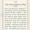 The only shot to play for.
