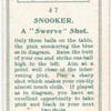 Snooker. A "swerve" shot.