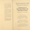 Germany's revolution of destruction.