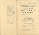 Germany's revolution of destruction.
