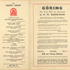 The political testament of Hermann Göring.