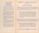 Bartlett's Familiar Quotations, eleventh edition edited by Christopher Morley and Louella D. Everett.