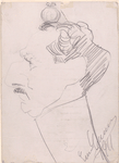 Caruso caricature of unidentified person