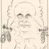 Caruso caricature of Adam Didur as Ottavio in Ermanno Wolf-Ferrari's "Le Donne curiose"