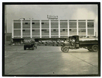 Central distributing depot. Gasoline and light oils are distributed to service stations by tank trucks.