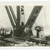 Portable oil rivet forges on Beaver Bridge.