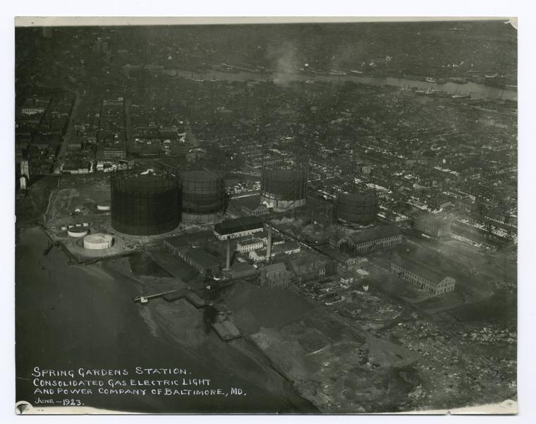 Spring Gardens Station, Consolidated Gas Electric Light and Power