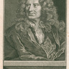 Nicolas Boileau Despréaux de l'Academie Françoise, né à Paris de 1er Novembre 1636, mort le 13 Mars 1711.