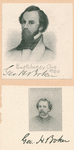 Geo. H. Boker [two portraits]