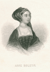 Anne Boleyn, Henry's second wife. (Married Jan. 25, 1533. Beheaded May 19, 1536.)