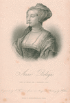 Anne Boleyn, wife of Henry VIII, beheaded 1536.