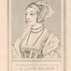 Anne Boleyn, wife of Henry VIII, beheaded 1536.