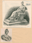 Madame Laetizia Bonaparte, mere de Napoleon 1er. (Statue en marbre par Canova); Letizia Ramolino, mother of Napoleon.
