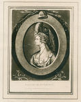 Madame Buonaparte. (Rare engraving of the portrait by "Citizen l'Auteur", drawn from life.)