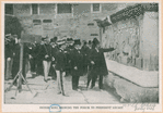 Signor Boni showing the forum to President Loubert