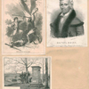 Boone's encounter with two Indians; Daniel Boon [Boone]; Boone monument in cemetery at Frankfort, Kentucky.