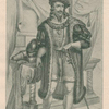 A rare etching of Cesare Borgia, first born son of Alexander VI.