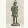Boswell (James). Statuette. The original model made by Percy Fitzgerald for the statue at Lichfield. Bronzed. 23-1/2 inches high. Signed on base, Percy Fitzgerald, Sc. (No. 21)