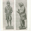 Johnson (Dr.) [right] and James Boswell [left]. Statuettes. The original working models of the famous statues by Percy Fitzgerald. [No. 99]