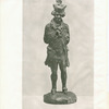 Boswell (James). Statuette. The original model made by Percy Fitzgerald for the statue at Lichfield. Bronzed. 23-1/2 inches high. Signed on base, Percy Fitzgerald, Sc. (No. 21)