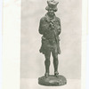 Boswell (James). Statuette. The original model made by Percy Fitzgerald for the statue at Lichfield. Bronzed. 23-1/2 inches high. Signed on base, Percy Fitzgerald, Sc. (No. 21)