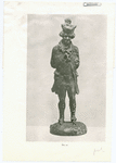 Boswell (James). Statuette. The original model made by Percy Fitzgerald for the statue at Lichfield. Bronzed. 23-1/2 inches high. Signed on base, Percy Fitzgerald, Sc. (No. 21)