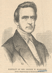 Portrait of Rev. George W. Bosworth; South Baptist Church, Broadway, South Boston.