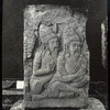 Prambanan - General: From the Brahma temple (?) - two ascetics