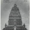 Prambanan - General: Prambanan, reconstruction drawing of Shiva (main) temple, now restored