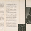 Color blind; a white woman looks at the Negro.