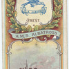 H.M.S. Albatross. Torpedo-Boat Destroyer (1898).