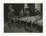 Little David" grinders on billet work at Crucible Steel Co., Harrison, N.J.